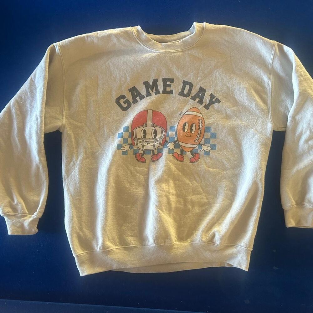 vintage football graphic crewneck